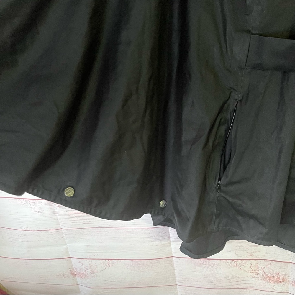 Novara Black Rain Cycling Cape Hooded Poncho Size S/M - Picture 3 of 12